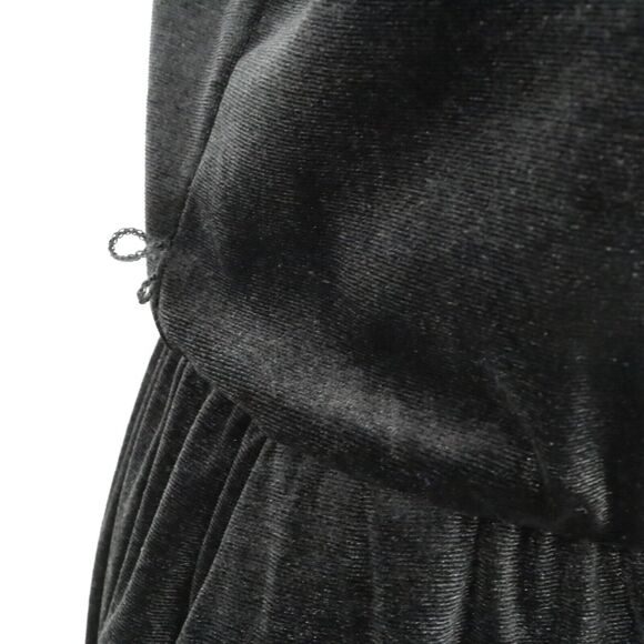 Sanctuary Jumpsuit Womens XL Black Velour Stretch Knit Pockets Strappy New - Picture 11 of 15